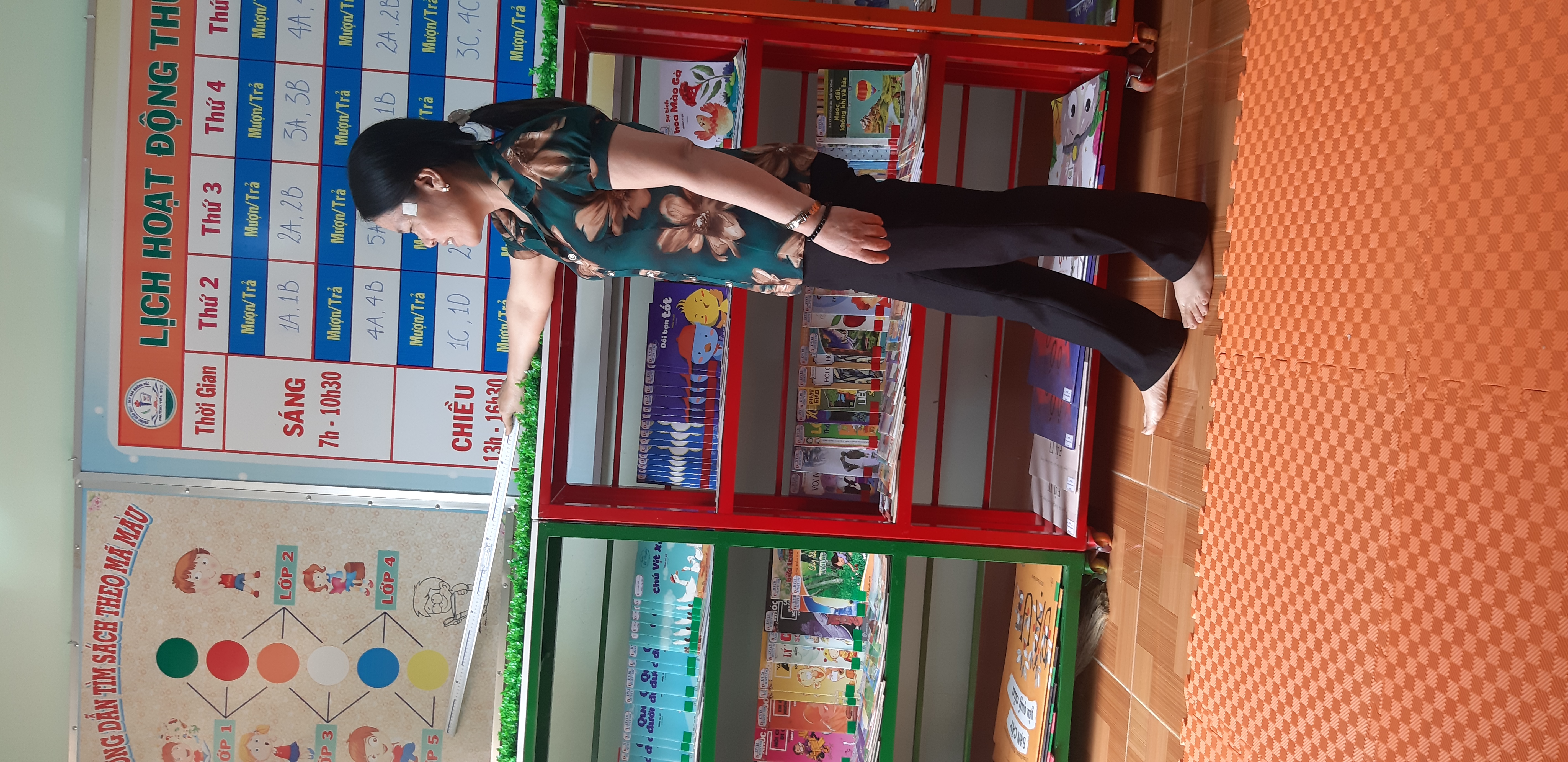 Tiết đọc thư viện 5B